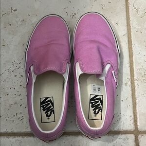 Vans Women's Lavender Slip-On Sneakers